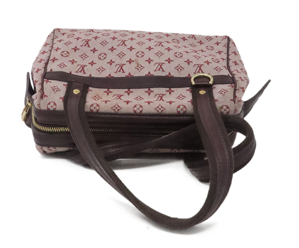 Louis Vuitton Burgundy Monogram Satchel 4