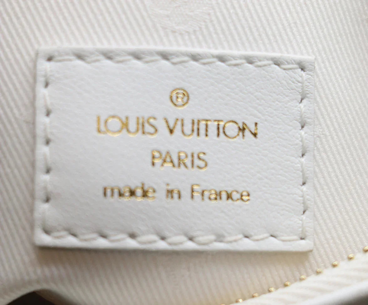 Louis Vuitton White Over the Moon Hobo Leather Handbag l Michael's