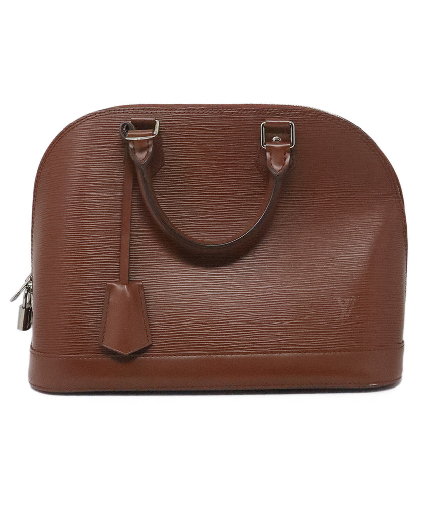 Louis Vuitton Brown Alma PM Epi Leather Bag 