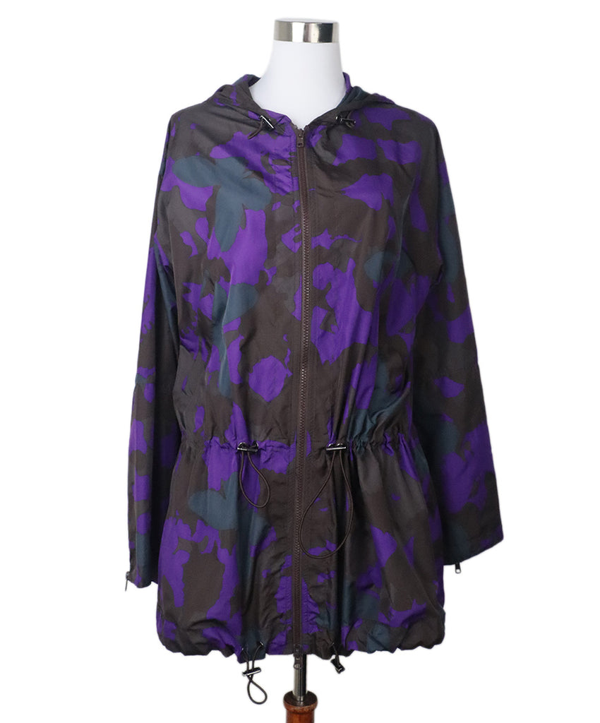 M Missoni Purple Butterfly Print Jacket 