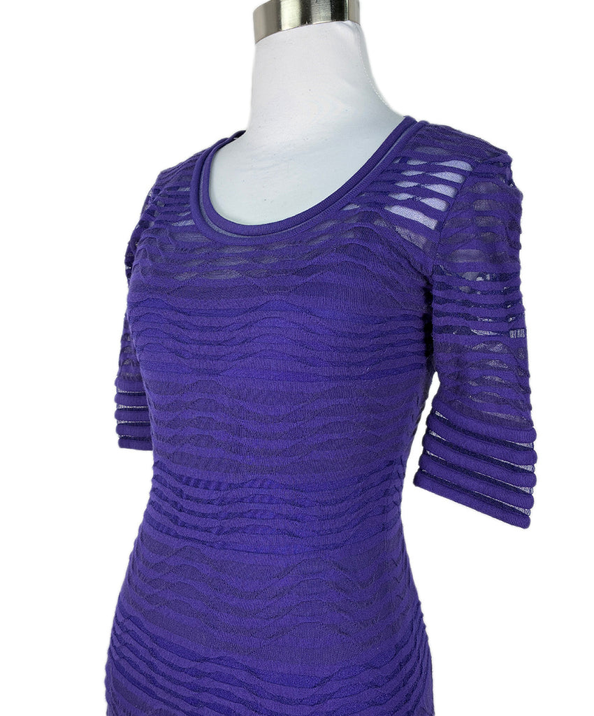 polyester and spandex dress Missoni Purple Polyester Spandex W/Slip Dress sz 2 l Michael's Luxury Consignment – Michael's Consignment NYC