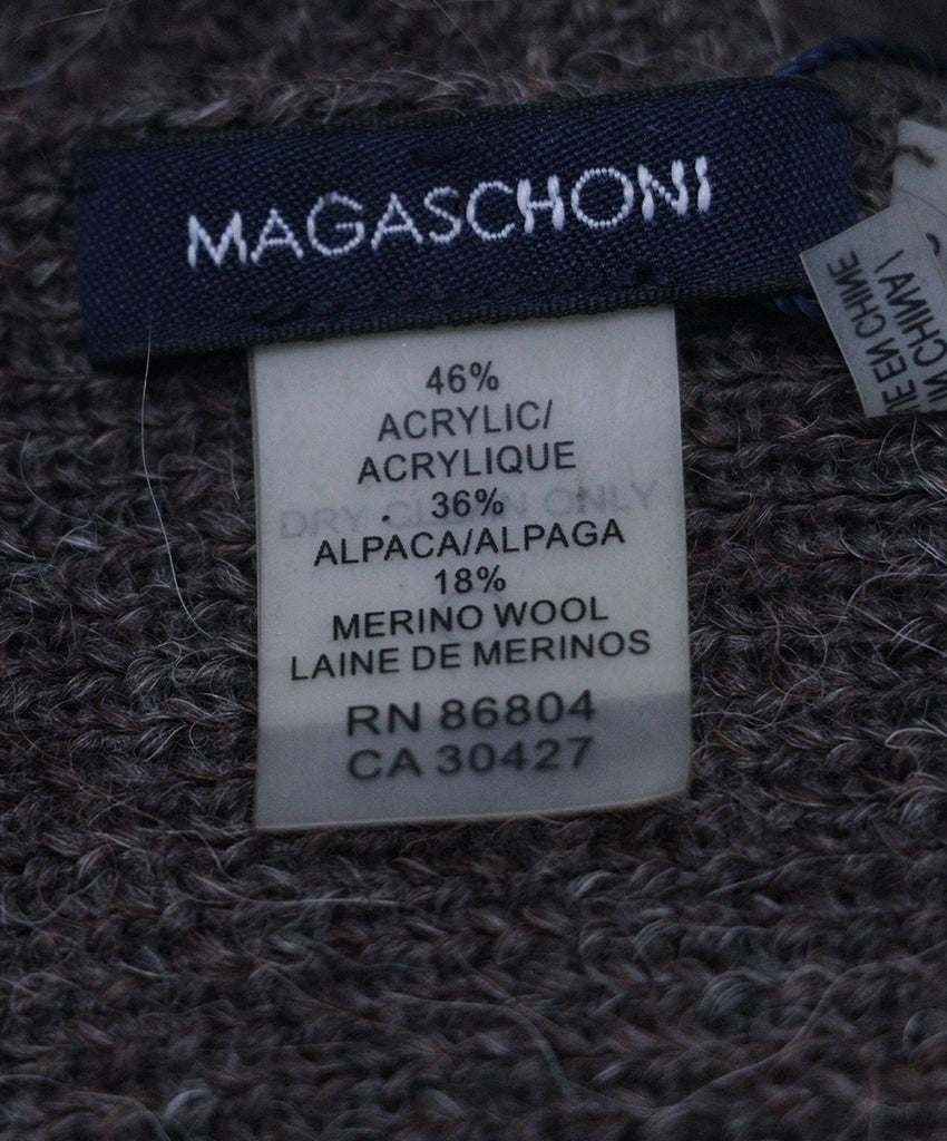 Magaschoni Brown Alpaca Wool Scarf 3