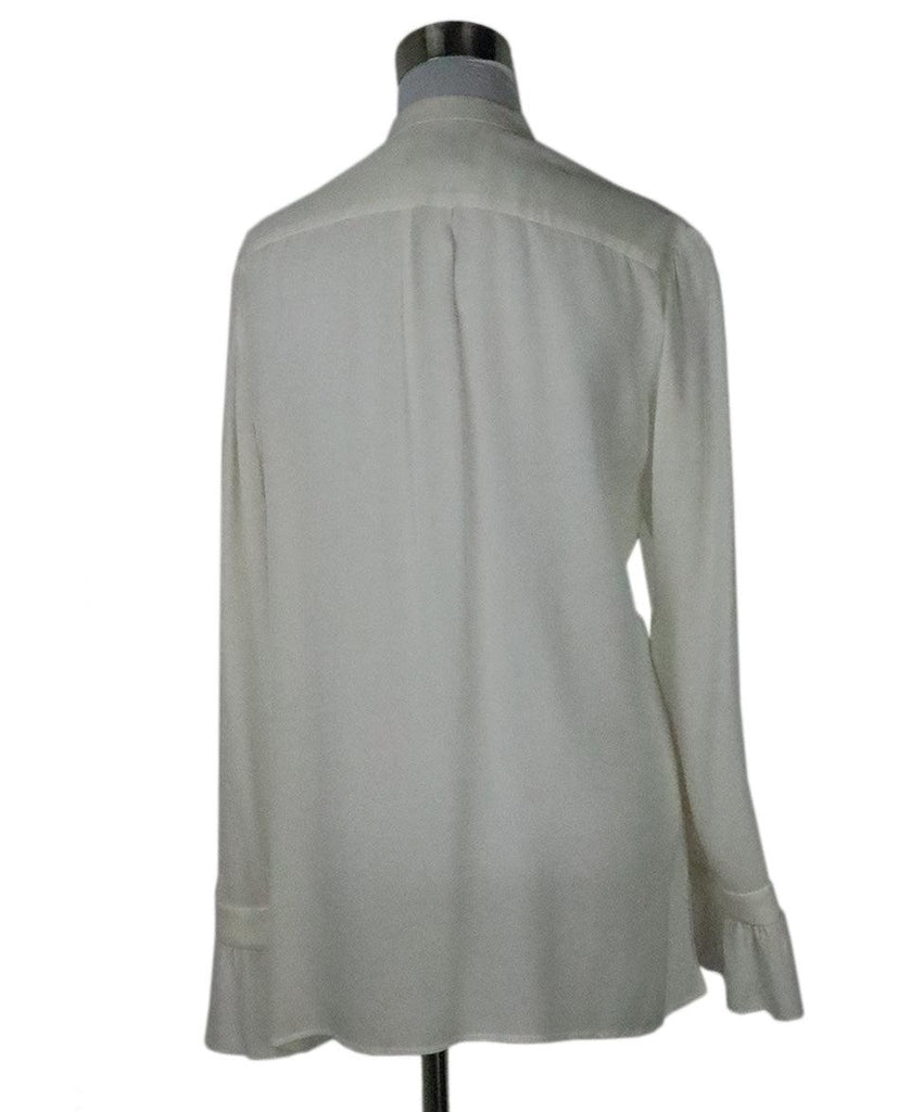 Maiyet Ivory Silk Fringe Blouse 2