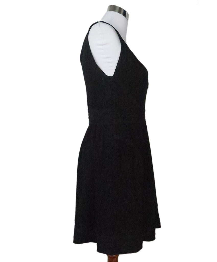 Maje Black V-Neck Dress 1