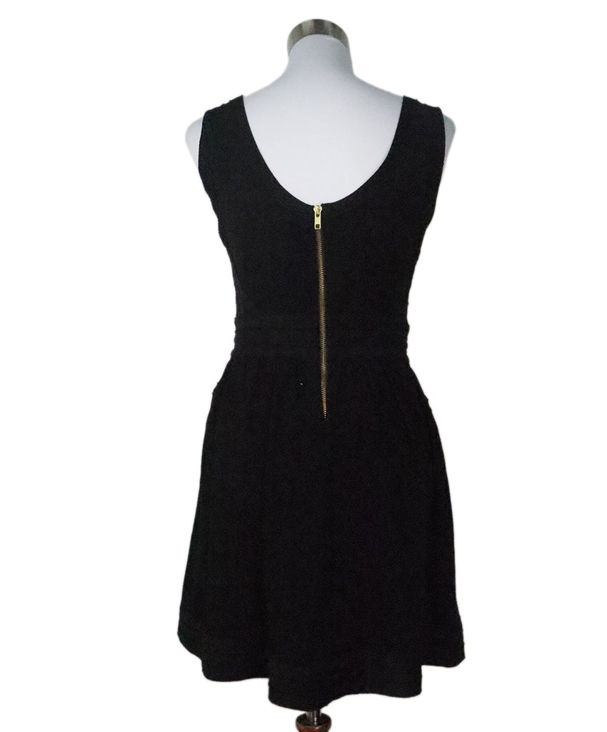 Maje Black V-Neck Dress 2