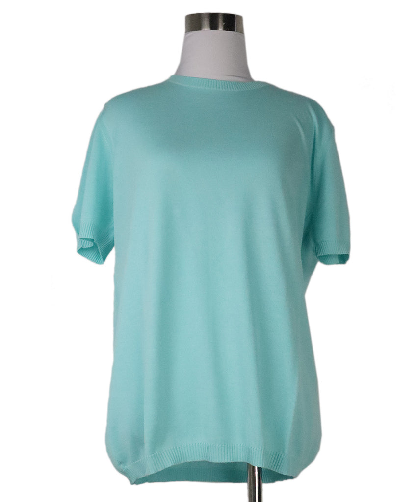 Malo Aqua Shortsleeve Crewneck 