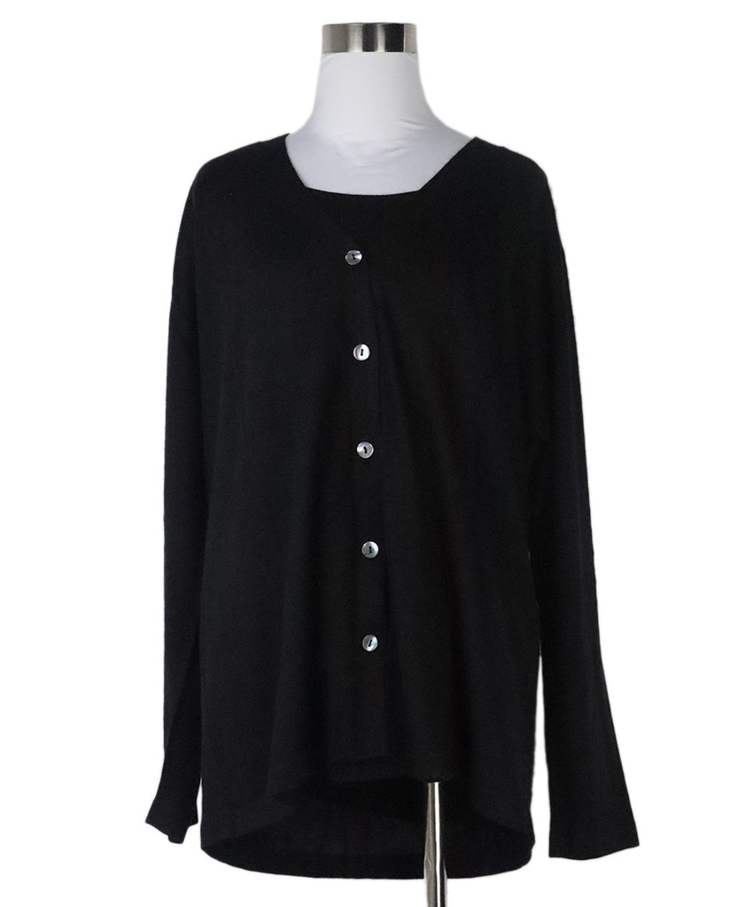 Malo Black Cashmere Sweater Set 