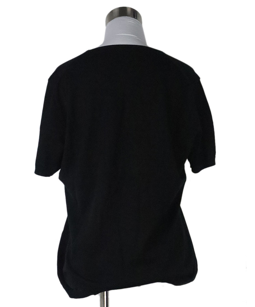 Malo Black Shortsleeve Cotton Crewneck 2