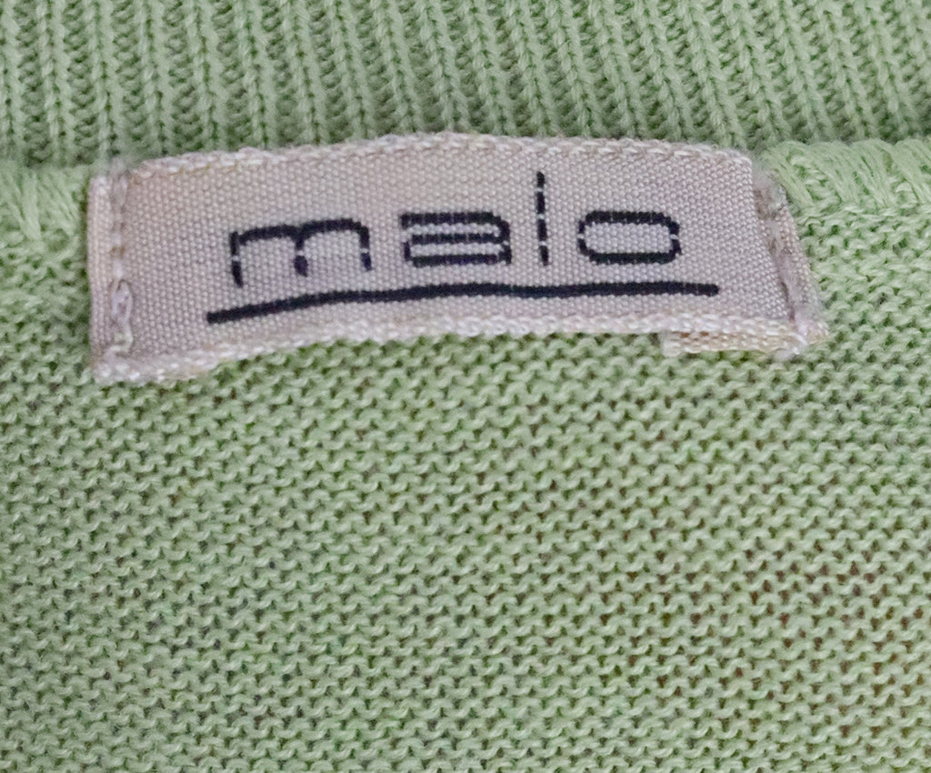 Malo Green Cotton Shortsleeve Crewneck 3