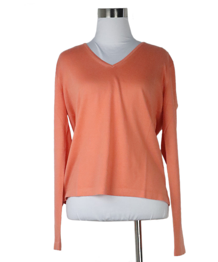 Malo Orange Cashmere Sweater 
