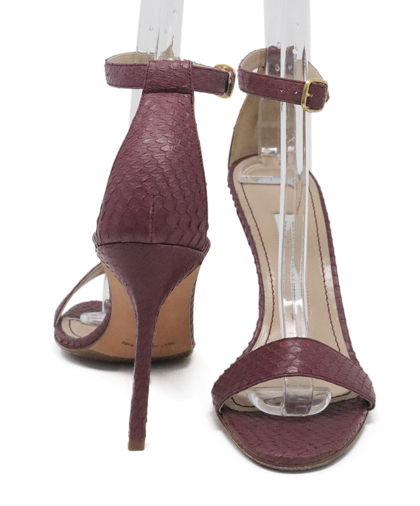 Manolo Blahnik Purple Python Heels 2