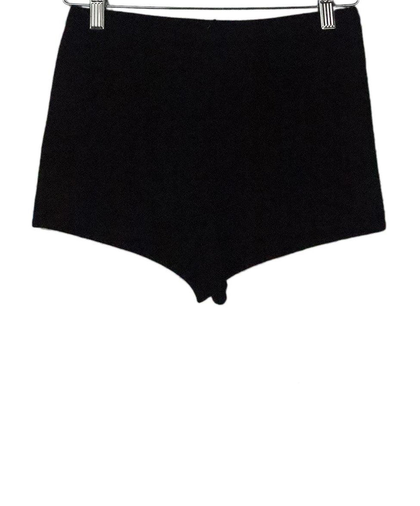 Manrico Black Cashmere Shorts 