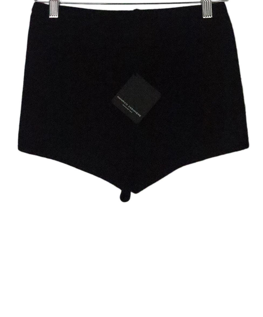 Manrico Black Cashmere Shorts 1