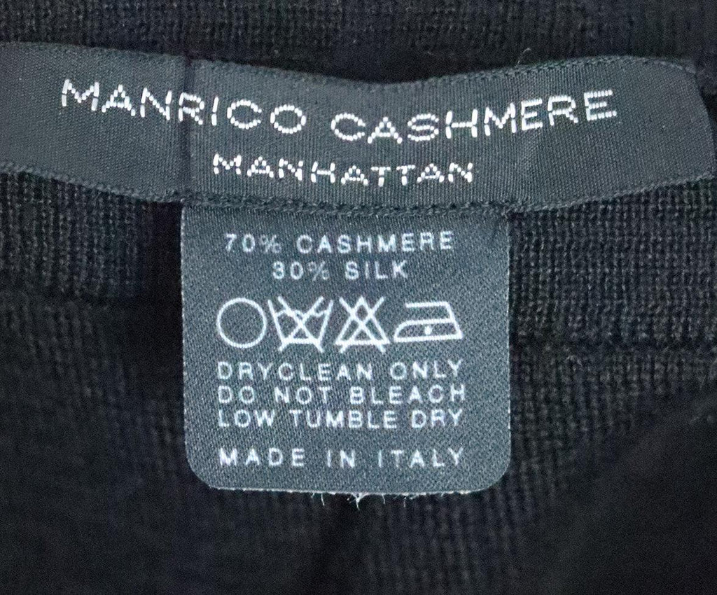 Manrico Black Cashmere Shorts 2