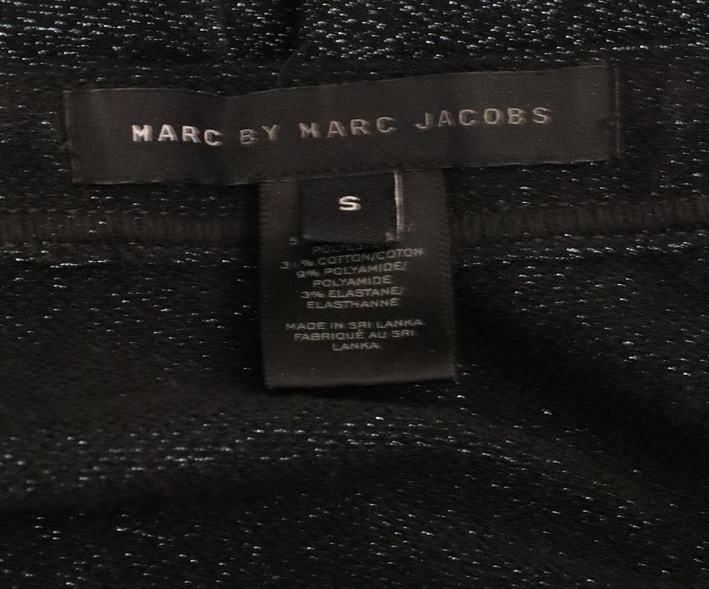 Marc By Marc Jacobs Blue Metallic Cotton Sweatshirt 3