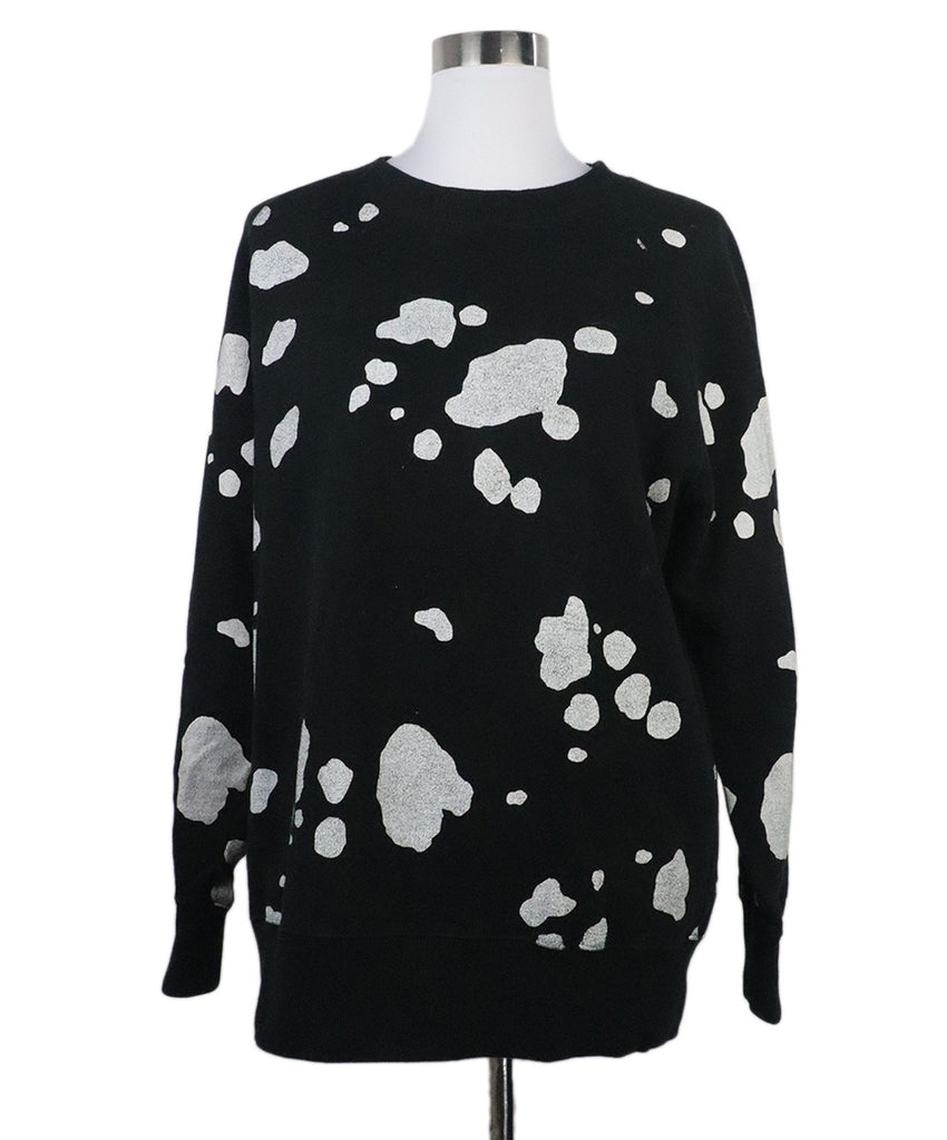 Marc Jacobs Black & White Cotton Sweater 