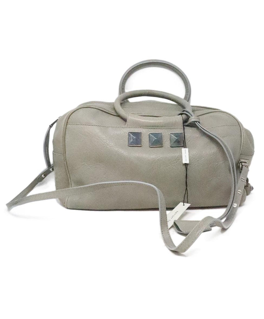 Marc Jacobs Grey Leather Shoulder Bag 