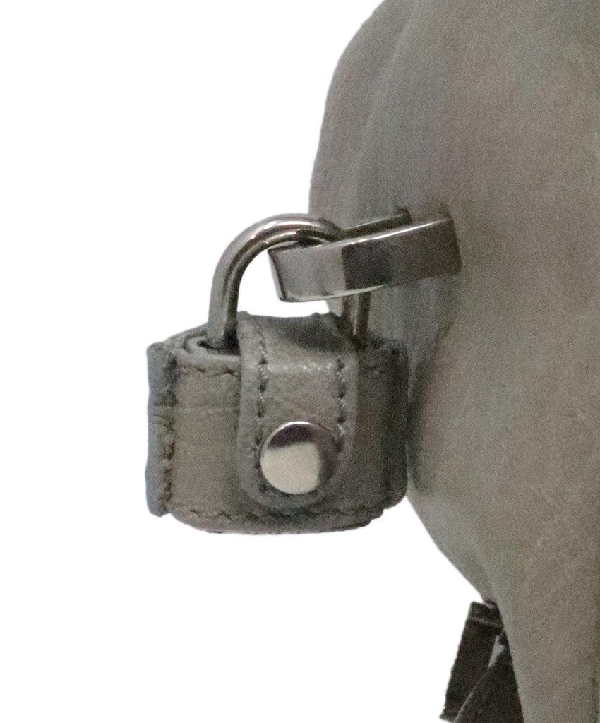 Marc Jacobs Grey Leather Shoulder Bag 9