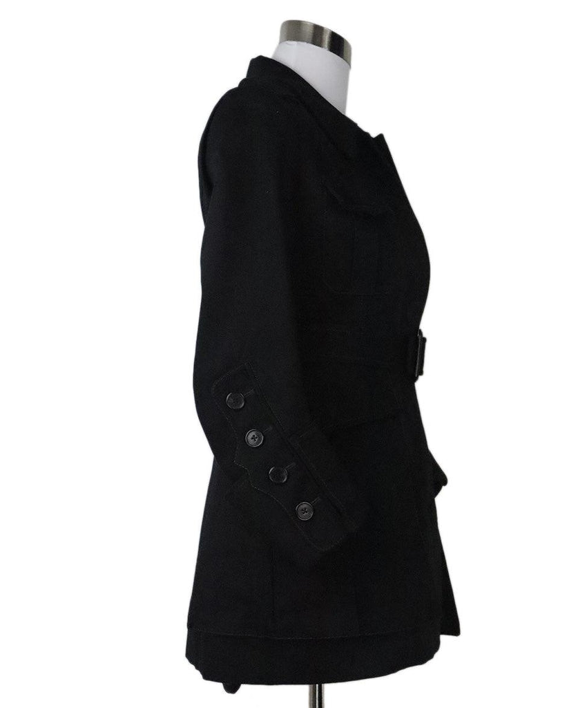 Margiela Black Cotton Coat 1