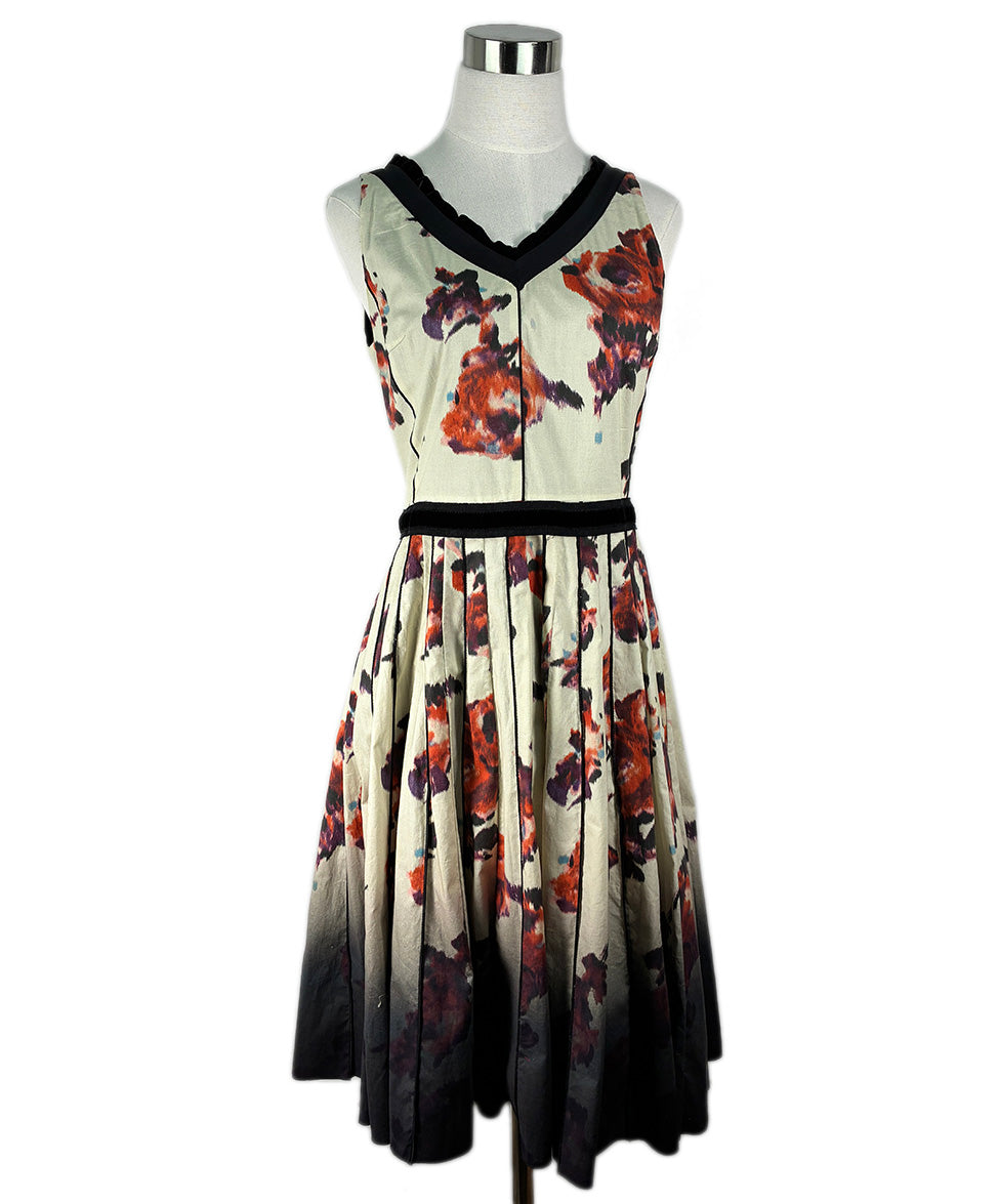 Marc Jacobs Beige Orange Cotton Velvet Dress Sz 0 l Michael's Luxury Consignment – Michael's Consignment NYC