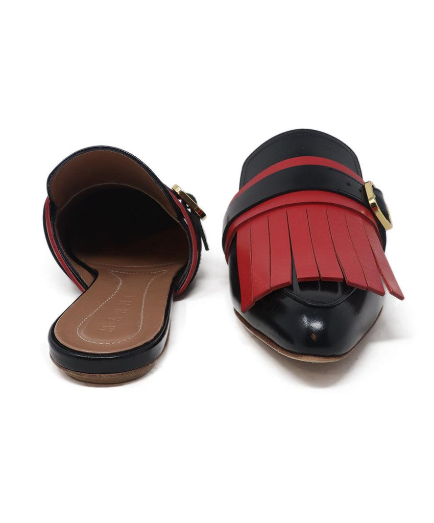 Marni Black & Red Leather Mules 2