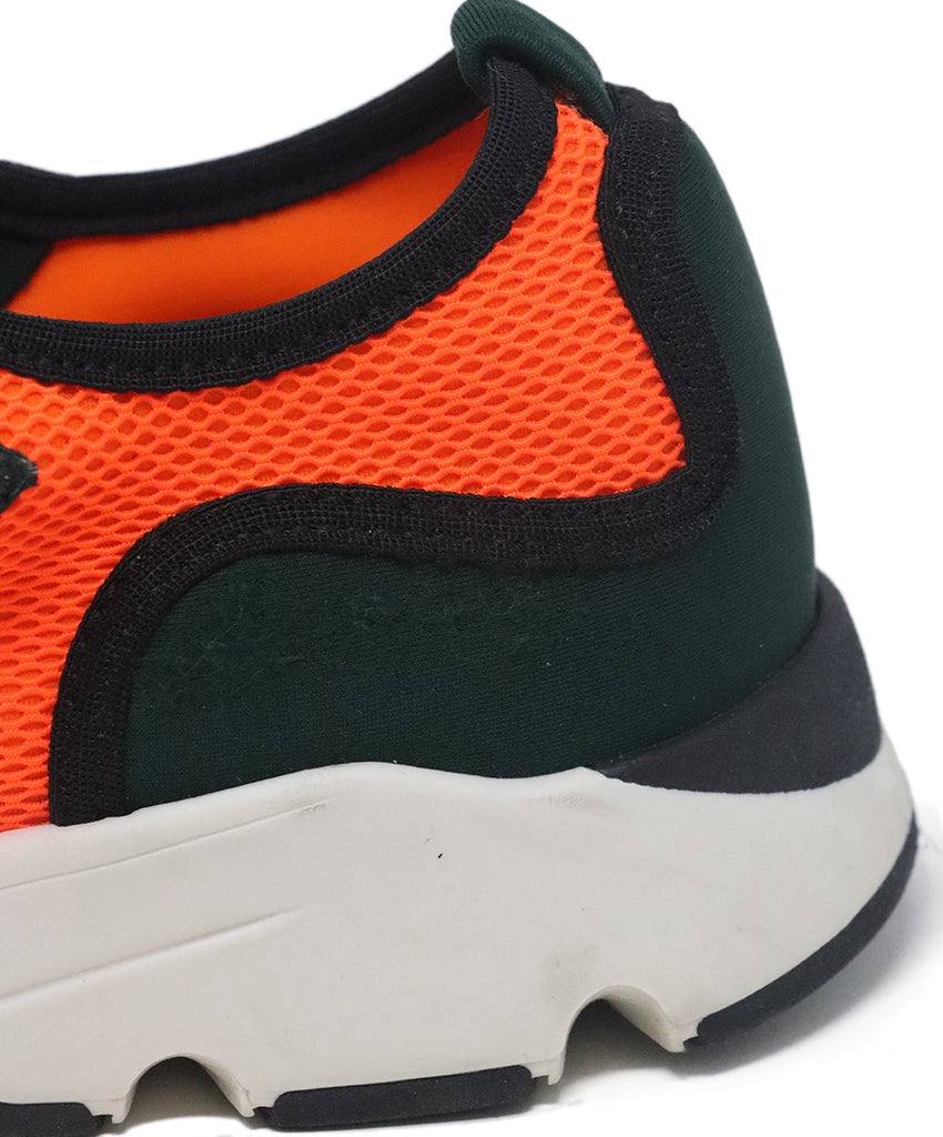 Marni Green & Orange Nylon Sneakers 6