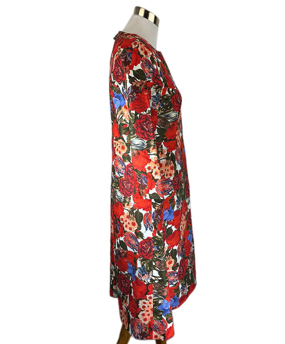 marni dress Marni Red Blue Green Dress Sz 8 l Michael's Luxury Consignment – Michael's Consignment NYC
