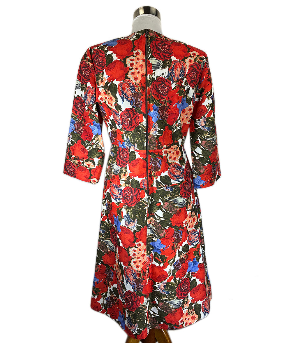 marni dress Marni Red Blue Green Dress Sz 8 l Michael's Luxury Consignment – Michael's Consignment NYC