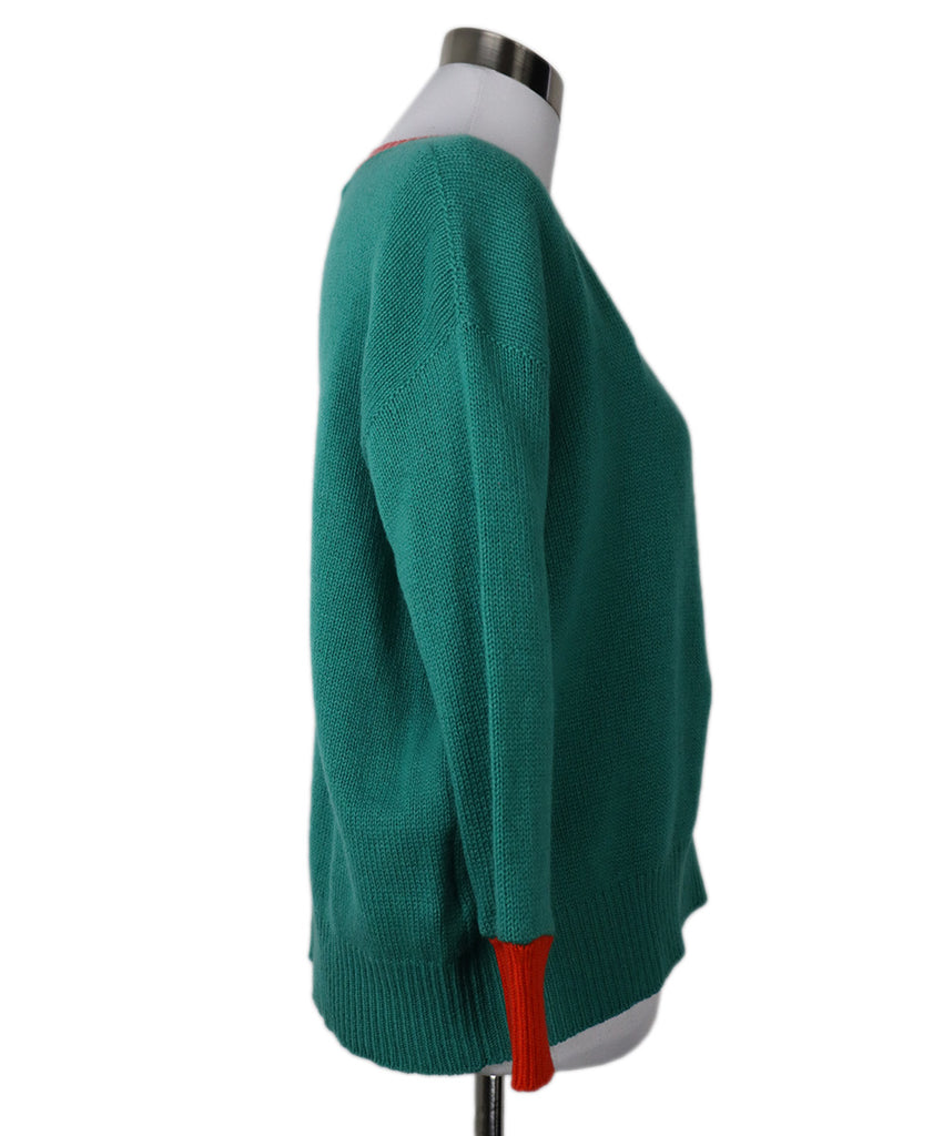 Marni Green & Pink Cashmere Sweater 1