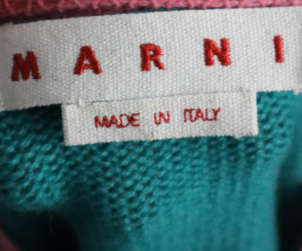 Marni Green & Pink Cashmere Sweater 3