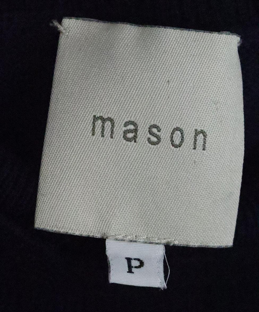 Mason Navy Cashmere & Black Lace Sweater 3