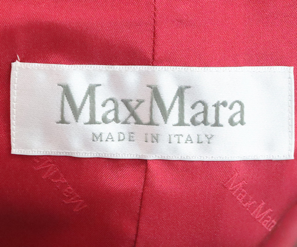 Max Mara Size Pink Raspberry Cashmere Jacket 3