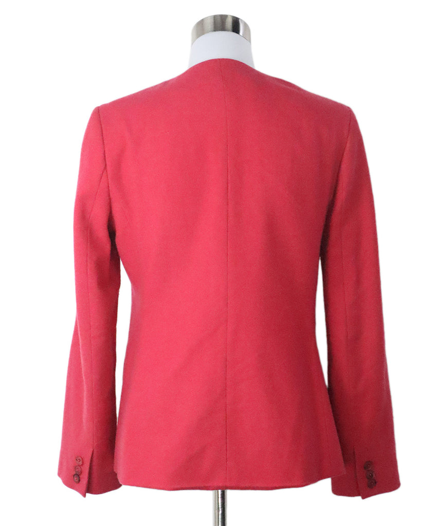 Max Mara Size Pink Raspberry Cashmere Jacket 2