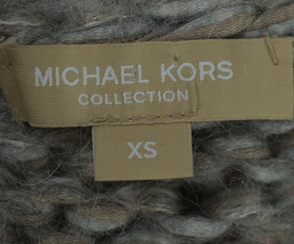 Michael Kors Grey Alpaca Wool Cardigan 3