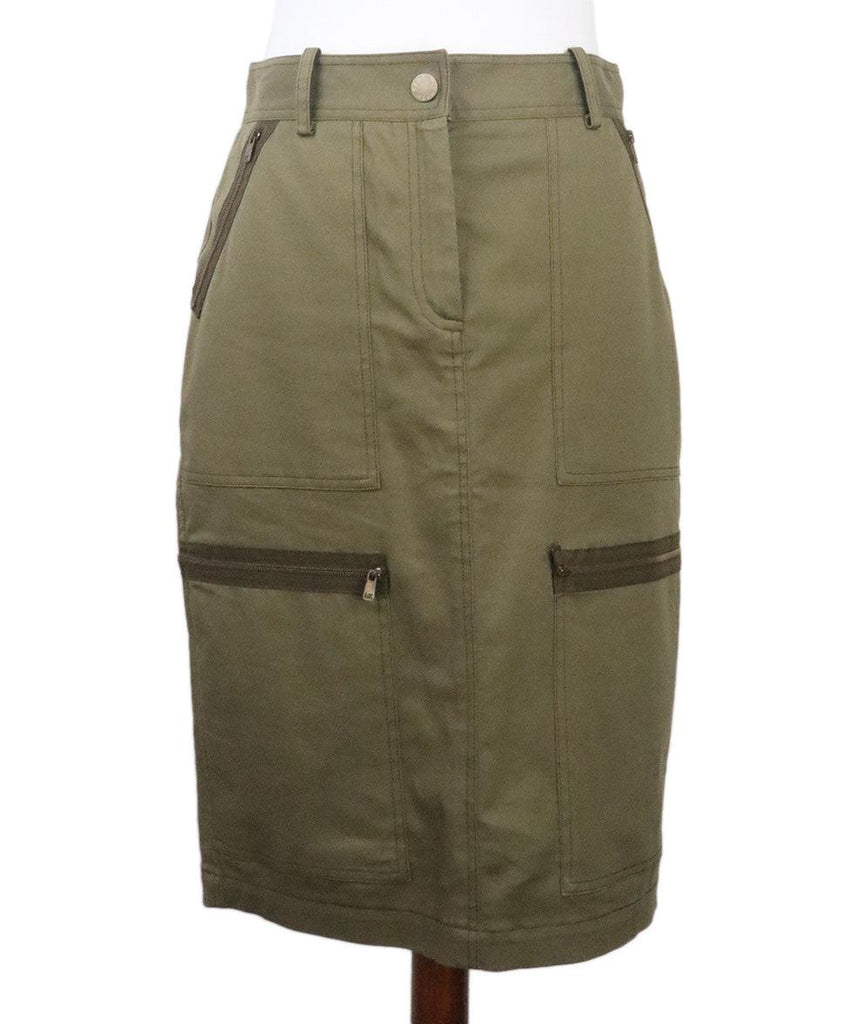 Michael Kors Olive Green Skirt 