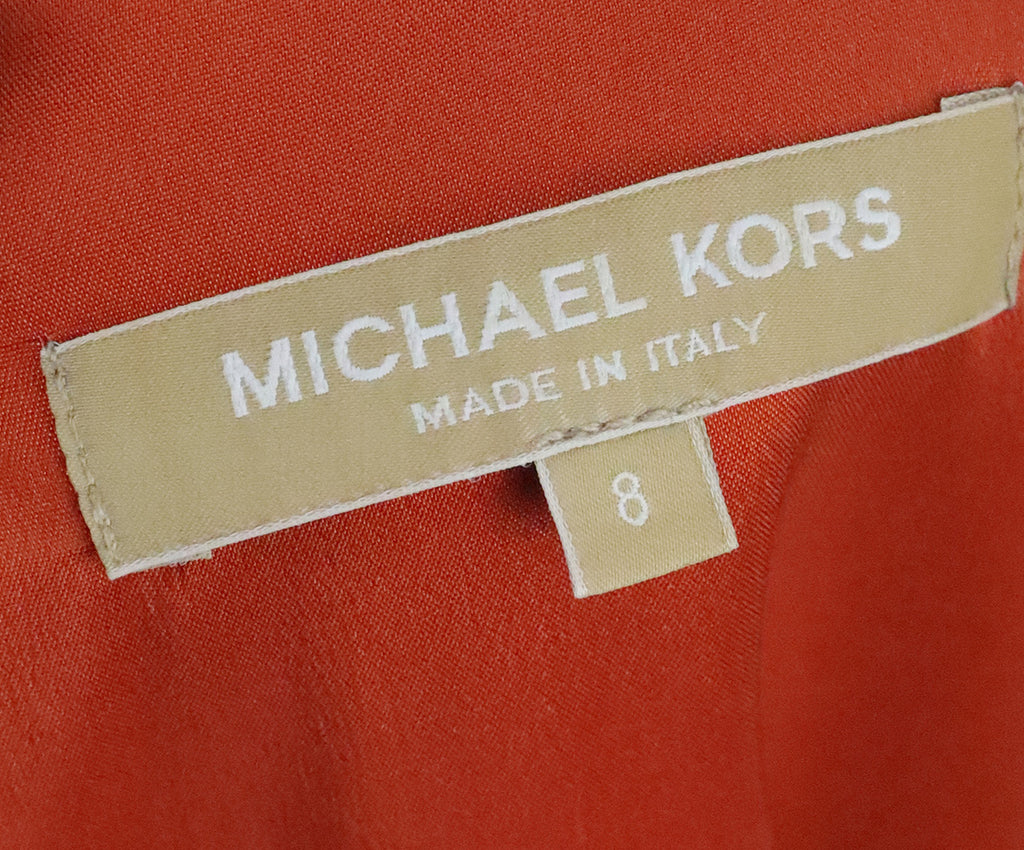 Michael Kors Orange Wool Dress 3