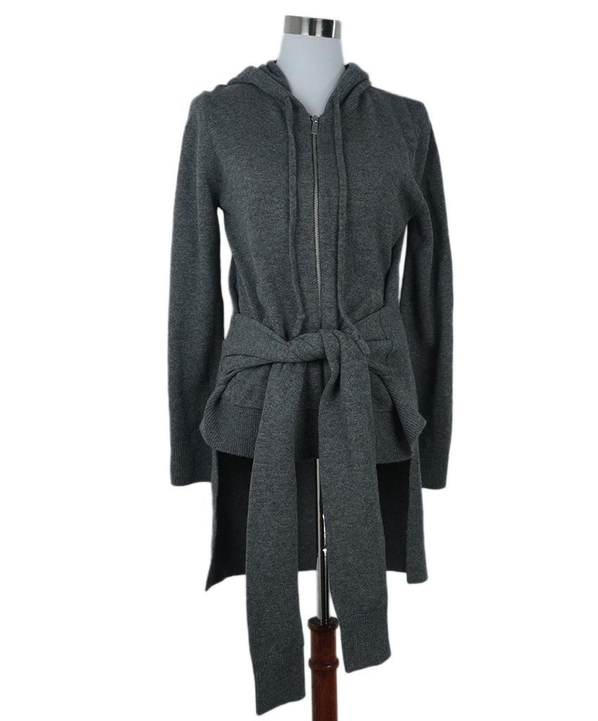 Michael Kors Grey Cashmere Hoodie 