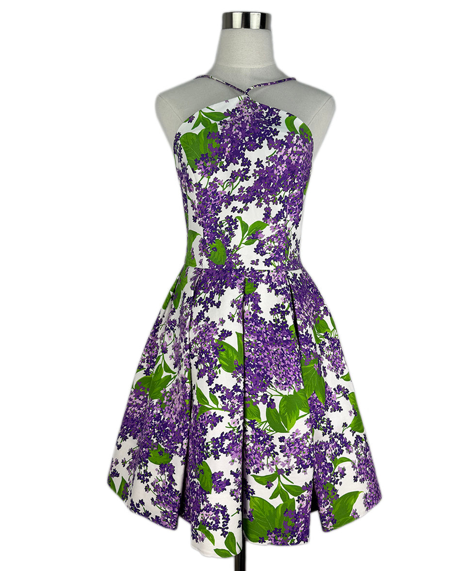 michael kors dress Michael Kors Georgette Smocked High-Low Dress