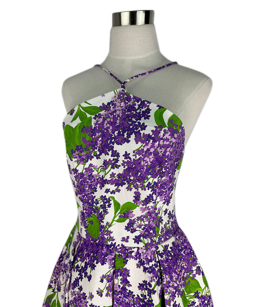 purple michael kors dress Michael Kors Stretch Matte Jersey Saroung Dress