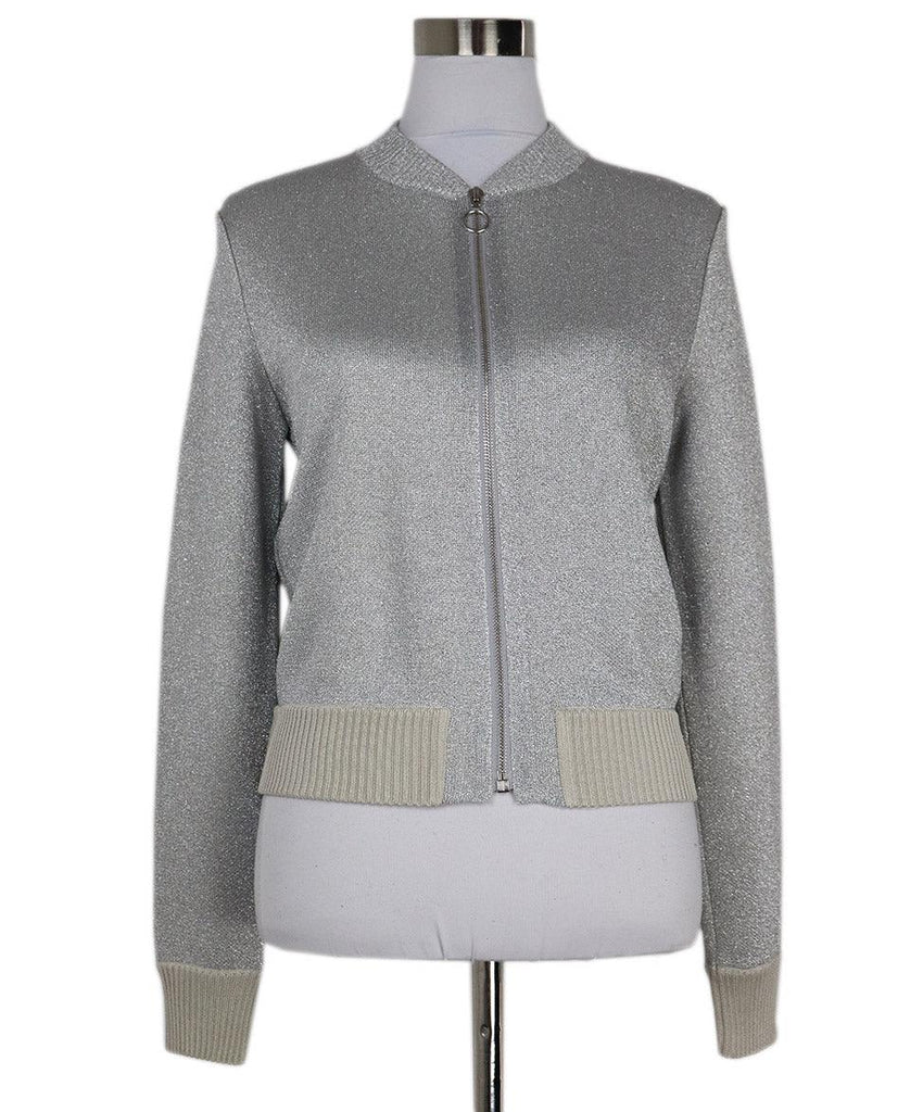 Missoni Silver Lurex Cardigan 
