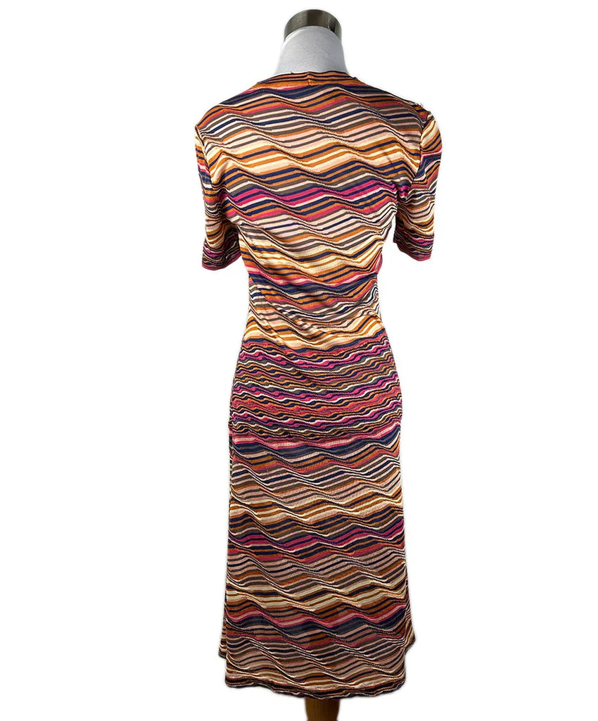 missoni dress vintage Missoni Multi Color Knit Dress sz 4 l Michael's Luxury Consignment –  Michael's Consignment NYC