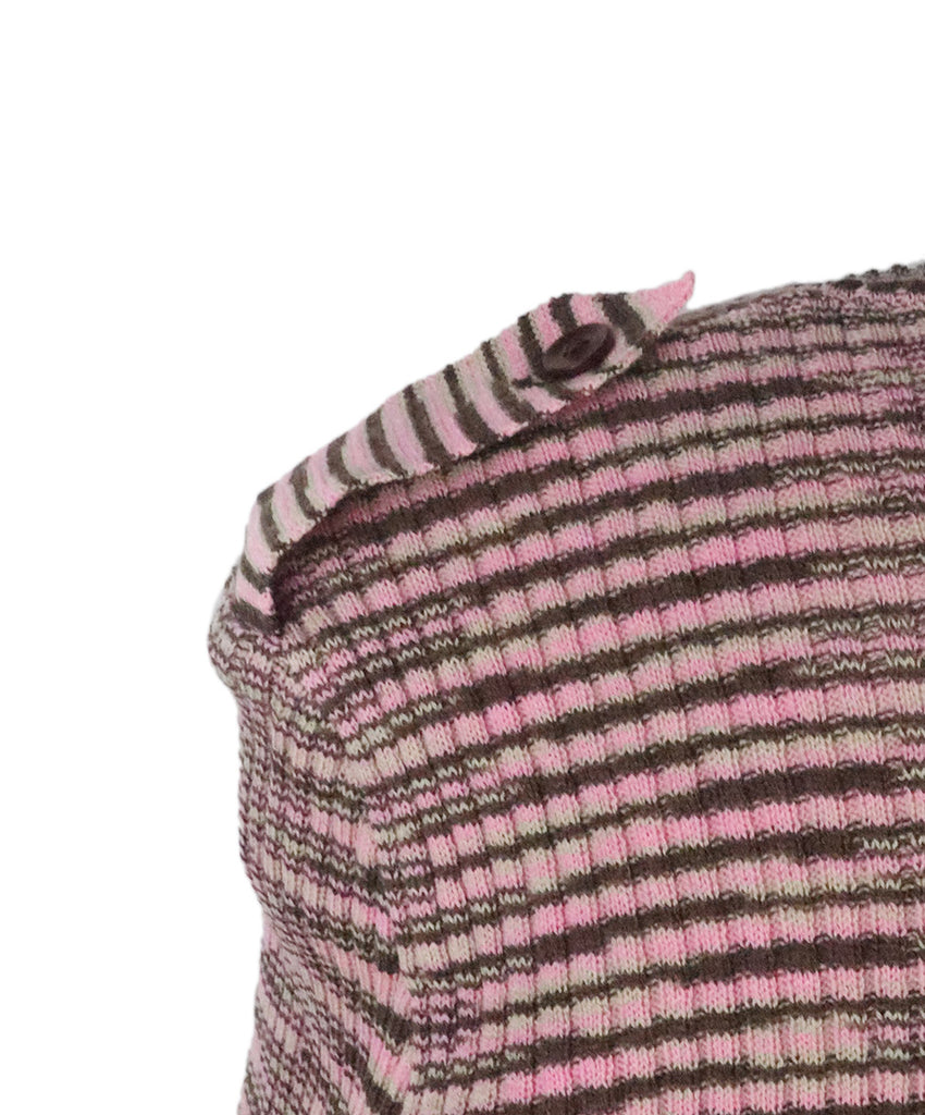 Missoni Pink & Brown Knit Cardigan 4