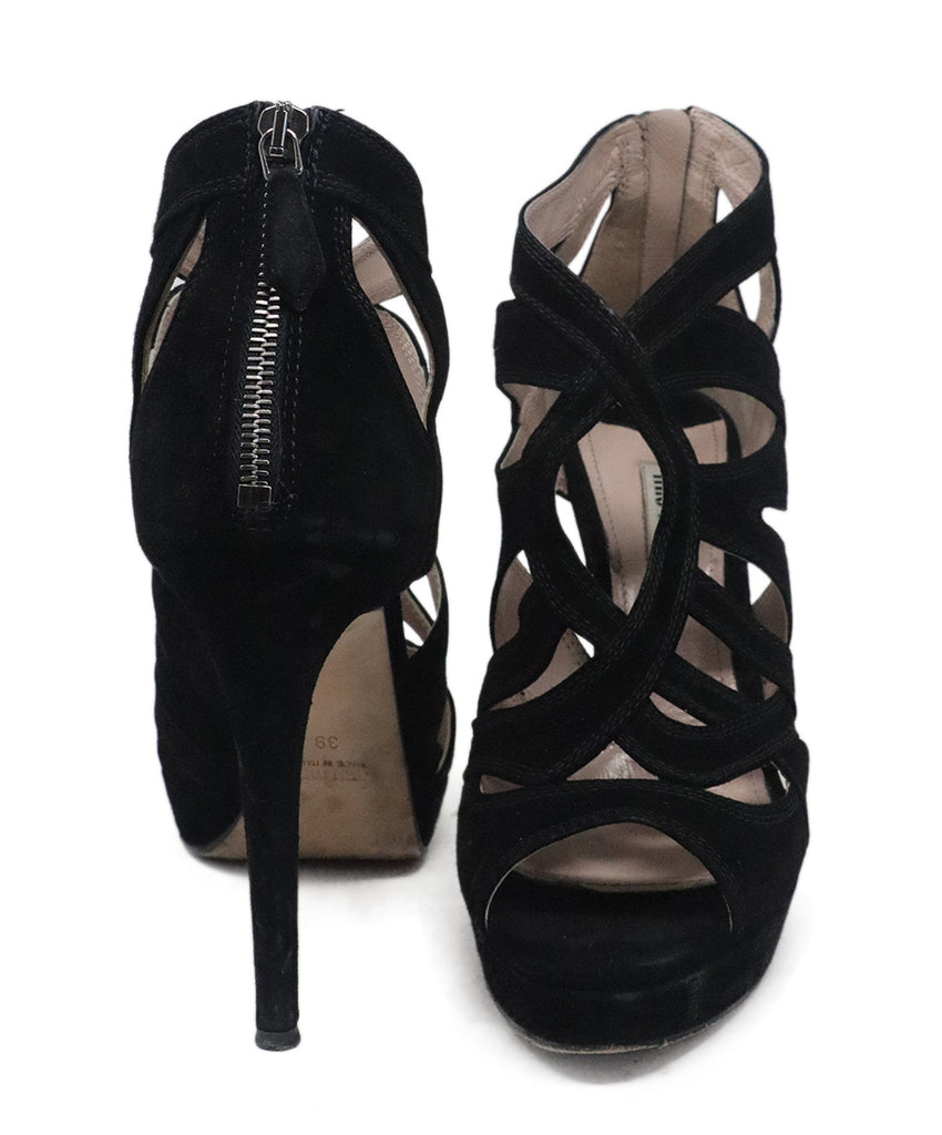 Miu Miu Black Suede Heel 2