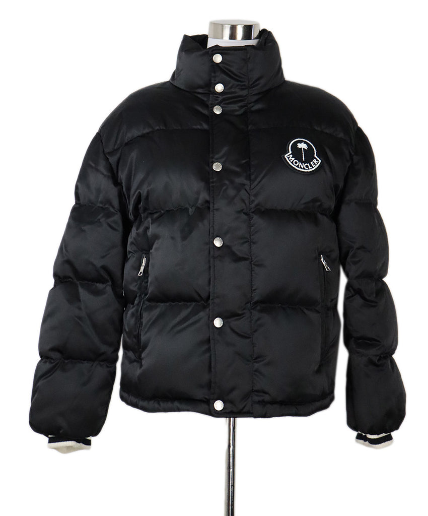 Moncler Black Nylon & Down Puffer Coat 