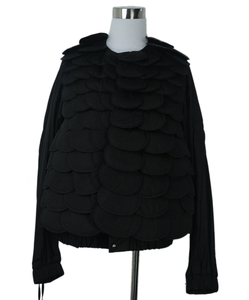 Moncler Black Scallop Trim Jacket 