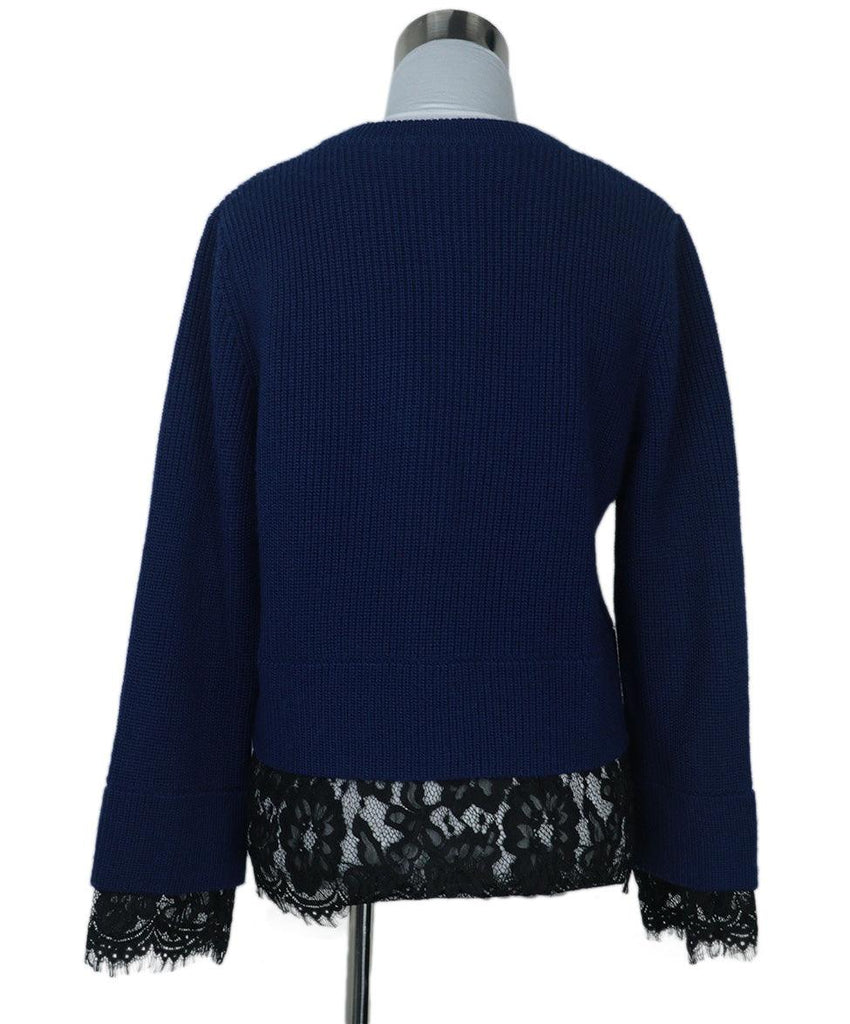 Moschino Love Blue & Black Lace Cardigan 2