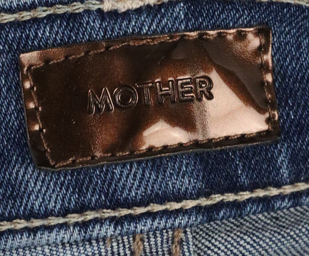 Mother Blue Denim Pants 3