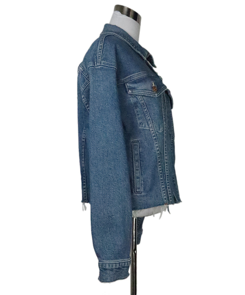 Mother Distressed Denim Jacket 1