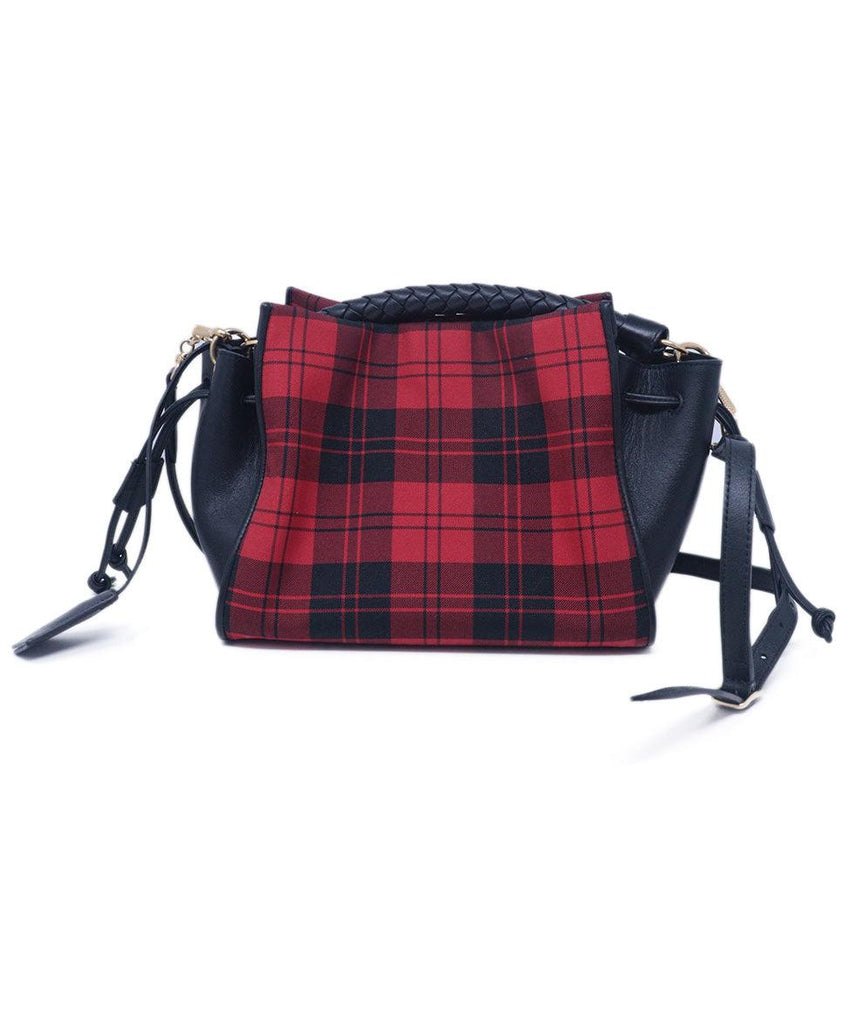 Mulberry Red & Black Plaid Handbag 2