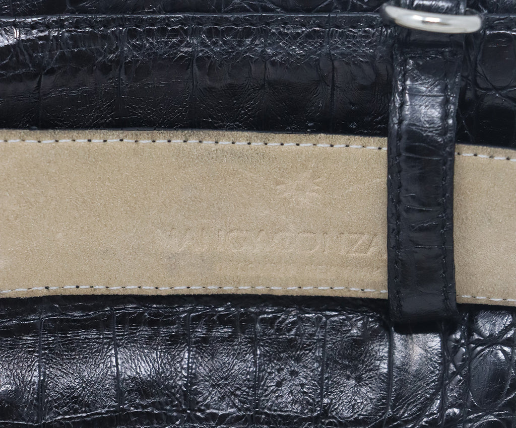 Nancy Gonzalez Black Crocodile Fannypack 5